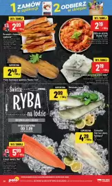Polomarket gazetka tydzień 36 Strona 30: Brzuszki z łososia wędzone €2,99, Grenadier filet bez skóry Rybhand €4,29