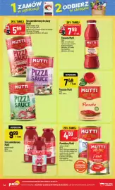 Polomarket gazetka tydzień 36 Strona 34: Passata Mutti €7,99, Pomidory drobno krojone Mutti Polpa €4,99