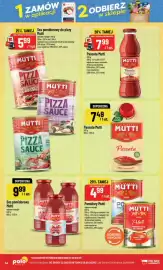 Polomarket gazetka tydzień 36 Strona 34: Passata Mutti €7,99, Pomidory drobno krojone Mutti Polpa €4,99