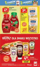 Polomarket gazetka tydzień 36 Strona 35: Ketchup pikantny Kotlin €4,99, Sos czosnkowy Heinz €4,94