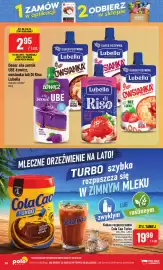 Polomarket gazetka tydzień 36 Strona 38: Kakao rozpuszczalne Cola Cao Turbo €19,99, Deser à la sernik Ube Łowicz €2,95