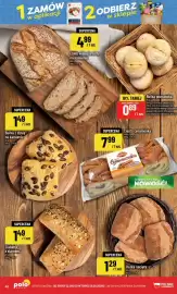 Polomarket gazetka tydzień 36 Strona 42: Bułka poznańska €0,89, Chleb wieloziarnisty na kamieniu €4,99