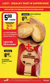 Polomarket gazetka tydzień 36 Strona 44: Ser królewski w plastrach Sierpc €6,49, Bułka śniadaniowa €0,75