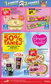 Polomarket gazetka tydzień 36 Strona 48: Lody Sonetti Amore Gusto słony karmel €8,99, Lody Augusto Zozole truskawkowe €0,99