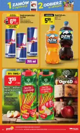 Polomarket gazetka tydzień 36 Strona 52: Nektar z rabarbaru Zaczarowany Ogród €3,99, Napój Dzik Zero orange €5,99