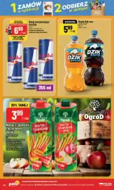 Polomarket gazetka tydzień 36 Strona 52: Nektar z rabarbaru Zaczarowany Ogród €3,99, Napój Dzik Zero orange €5,99