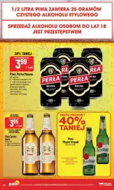 Polomarket gazetka tydzień 36 Strona 56: Piwo Żywiec białe €3,95, Piwo Perła Mocna €3,99
