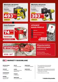 3W gazetka Strona 4: Kołek Duopower €74,99, Wiertarko-wkrętarka STANLEY €393,00