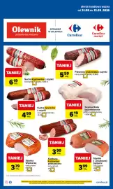 Carrefour Market gazetka Strona 1: Szynka Wędzarza Olewnik €3,79, Pieczona krakowska z szynki Olewnik €5,59