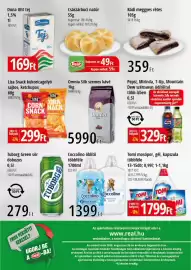 Real akciós újság Oldal 2: Liza snack corn snack €299,00, Tomi mosópor €1.799,00