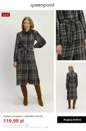 Greenpoint gazetka tydzień 36 Strona 4: Stylowa szmizjerka z nadrukiem w kratę Greenpoint €119,99