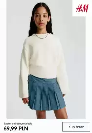 H&M gazetka tydzień 36 Strona 2: Sweter o drobnym splocie H & M €69,99