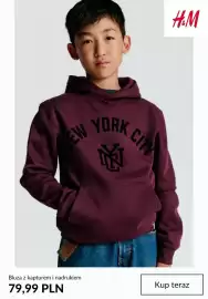 H&M gazetka tydzień 36 Strona 5: Bluza z kapturem i nadrukiem H & M €79,99