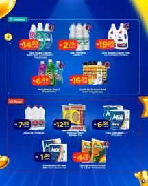 Encarte Super Show Página 5: Água Sanitária Clorito €2,19, Papel toalha mili €6,59