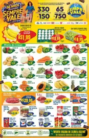 Catálogo Sempre Vale Supermercados Página 1: Banana prata kg €9,98, Tomate grape €4,49