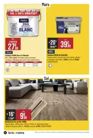 Catalogue Bricorama page 4: Revêtement de sol PVC CHÊNE €9,99, Nuance Peinture XTREM Murs et Plafonds €27,90