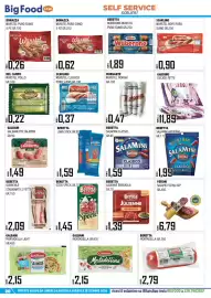 Volantino Big Food Pagina 20: Salamini classici Beretta €1,59, Ciccioli fette Gaudino €11,89