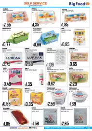 Volantino Big Food Pagina 25: Halta margarina vegetale classica €0,62, Mascarpone fresca valle €2,59