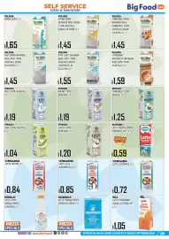 Volantino Big Food Pagina 27: Valsòia orzomalto bevanda €1,59, Parmalat Latte Zymil Parzialmente Scremato €1,00