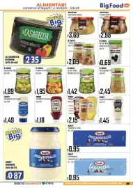 Volantino Big Food Pagina 37: Heinz squeeze salsa €2,15, Carciofini brace ortocori €3,69