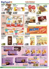 Volantino Big Food Pagina 38: Lago ciambelle €1,02, La Luisa Crostata Cacao €1,39