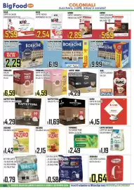 Volantino Big Food Pagina 44: Caffè nero caffè rosso in gialde kit €4,29, Twinings tea verde pure €2,49