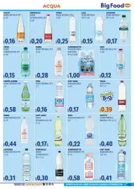 Volantino Big Food Pagina 45: Acqua Panna €0,28, Acqua effervescente pet sveva €0,15