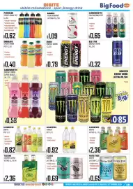 Volantino Big Food Pagina 49: Blu Star energy drink €0,32, San Benedetto energy drink super boost €0,53