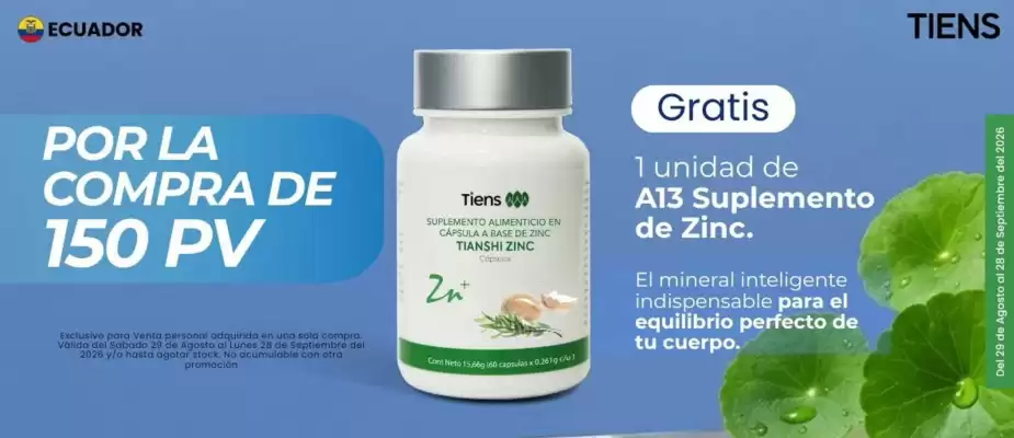 Catálogo Tiens (válido hasta 30-09)