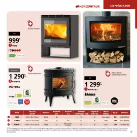Catalogue Bricomarché page 13: Invicta - mandor €1.290,00, Bûcher intégré €999,00
