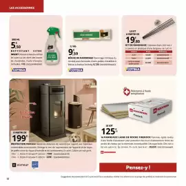 Catalogue Bricomarché page 18: Coteka - kit de ramonage €19,80, Coteka - bûche de ramonage €9,59