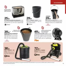 Catalogue Bricomarché page 19: Dim - sac tweddy pour bûches ou granules €25,90, Qlima - vide cendres €38,90