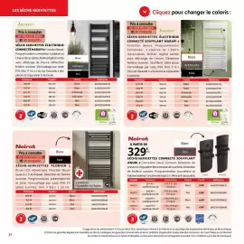 Catalogue Bricomarché page 31: Noirot - sèche-serviettes connecté soufflant anuri 2 connexion intui €329,00