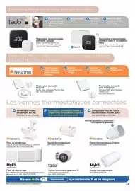 Catalogue Castorama page 23: Thermostat programmable connecté sans fil + récepteur radio €20,80