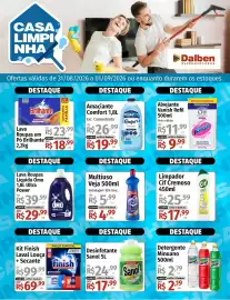 Catálogo Supermercado Dalben Página 1: Kit finish laval louça + secante €69,99, Desinfetante Sanol €17,99