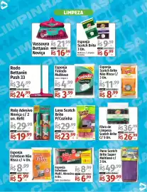 Catálogo Supermercado Dalben Página 4: Esponja scotch brite não riscas c/ 3 un. €8,99, Esponja Tinindo Multiuso €3,99