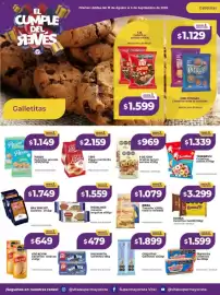 Catálogo Supermayorista Vital semana 36 Página 27: Rumba galletitas €3.299,00, Riera tostadas €1.079,00