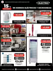 Catálogo Supermayorista Vital semana 36 Página 2: Inelro refrigerador €1.190.000,00, Sansei licuadora de mano €45.000,00