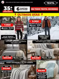 Catálogo Supermayorista Vital semana 36 Página 4: Acolchado terciopelo con bordado €29.000,00