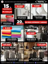 Catálogo Supermayorista Vital semana 36 Página 5: Toalla secado rapido €8.500,00, Pack toalla x4 visita 35x35 €8.500,00