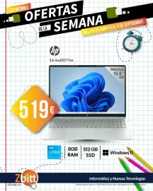 Catálogo Zbitt semana 36 Página 3: Hp laptop €519,00