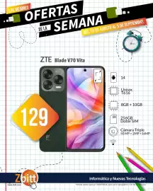 Catálogo Zbitt semana 36 Página 5: Zte blade v70 vita €129,00