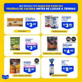 Catálogo Mass Página 5: Santa Isabel salchicha vienesa €4,60, El Granelito azúcar rubia €2,20