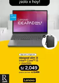 Catálogo Ripley semana 36 Página 2: Lenovo ideapad slim 3i intel core i5 €2.049,00
