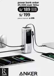 Catálogo Ripley semana 36 Página 5: Anker power bank 25,000 mah 165w €189,00