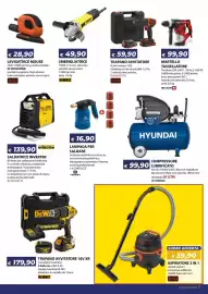 Volantino Bricocasa Pagina 7: Compressore lubrificato Hyundai €99,90, Trapano avvitatore 18V XR DeWalt €179,90