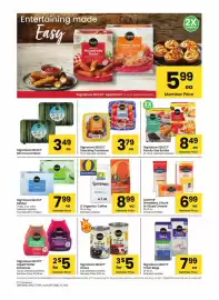Albertsons weekly ad Page 13: O Organics Coffee €8,99, Signature Select Olives €1,67