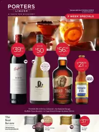 IGA Liquor catalogue Page 1: Fat Bastard Chardonnay €50,00, Gage Roads Single Fin Summer Ale €21,99