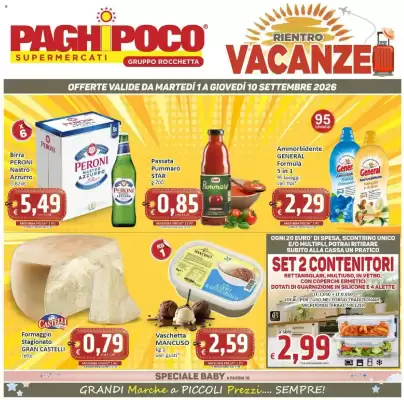 Volantino Paghi Poco (valido fino al 10-09)