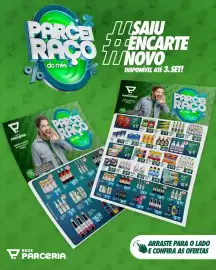 Encarte Rede Parceria Página 1: Maionese heinz €13,99, Soda €3,99